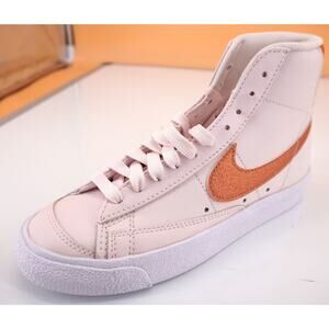 Nike Blazer Mid 77 Ess Soft Pink Copper basketbal Sneakers Trainers Size 5.5 New